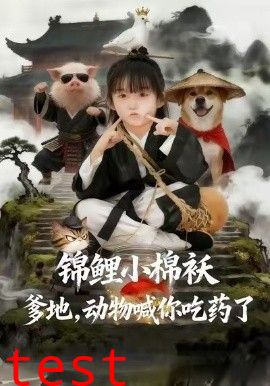 锦鲤小棉袄爹地，动物喊你吃药了