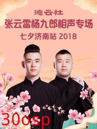 德云社张云雷杨九郎相声专场七夕济南站2018