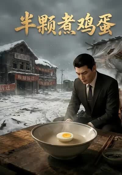 半颗煮鸡蛋